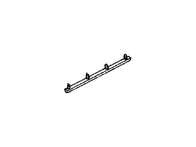 Mopar 4646969AB WEATHERSTRIP-Rear Door SILL Secondary