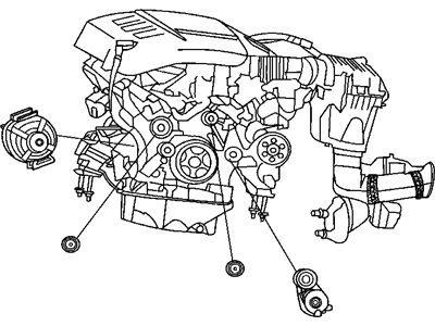 Mopar 68040206AA TENSIONER-Belt