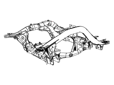 2015 Jeep Grand Cherokee Axle Beam - 52124860AM