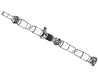 Mopar 52105916AB Rear Drive Shaft