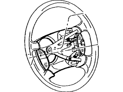 2004 Dodge Dakota Steering Wheel - 5GK28DX9AB