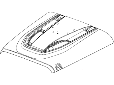 Mopar 68184708AA Hood Panel