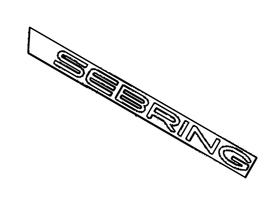 Mopar MR987649 NAMEPLATE-SEBRING