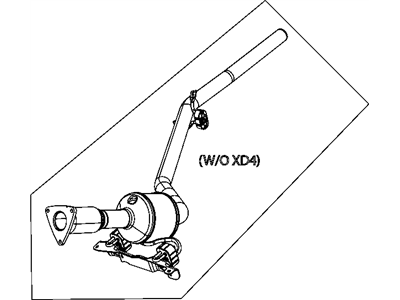 Chrysler Town & Country Catalytic Converter - 68064675AB