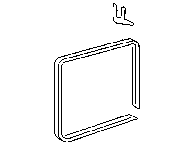 Mopar 5123780AA WEATHERSTRIP-Front Door