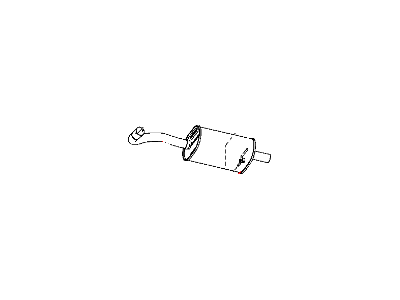 Mopar 5085267AE Exhaust Muffler