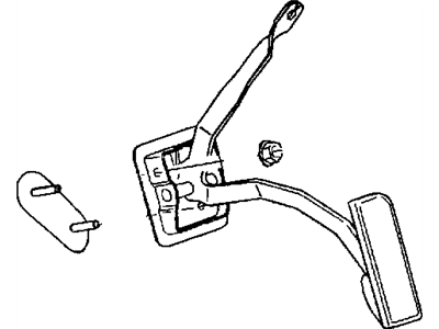 Mopar 5290490AB Pedal-Accelerator