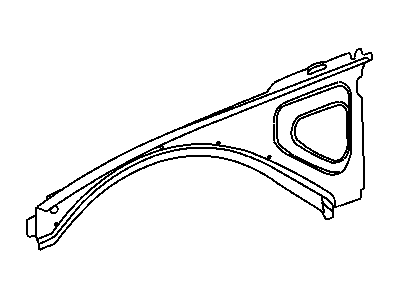 Mopar 4780931AC REINFMNT-Body Side To Fender