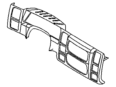 Mopar 5KF61XZAAB Bezel-Instrument Panel