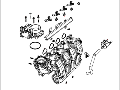 Chrysler Intake Manifold - 5047441AK