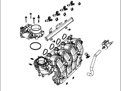 Chrysler 200 Intake Manifold - 5047441AK