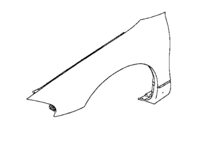 AMPLETHINK Front Left Fender For 2008-2010 Dodge Avenger – Primed Steel, Direct Fit, OEM 5008903AG