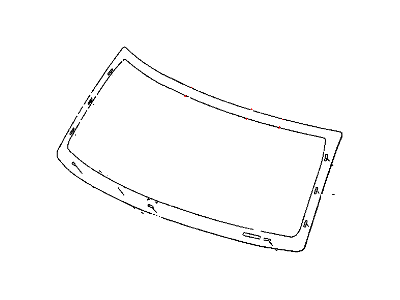 Mopar 5189066AB Windshield-Shipping Assembly - 25 Lite