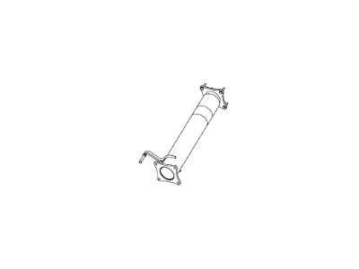 Mopar 68087108AF Exhaust Extension Pipe