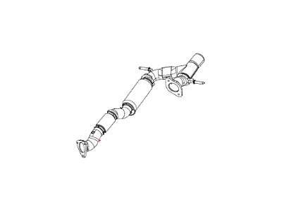 Mopar 68110128AC Front Exhaust Pipe