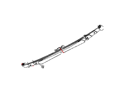 Mopar 52113320AB Rear Leaf Spring