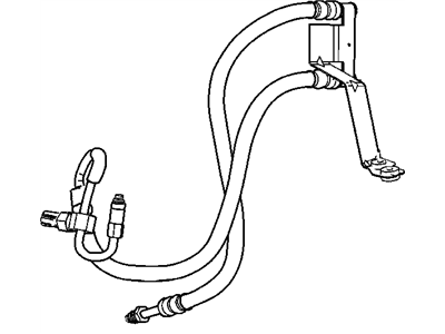 Mopar 52125292AB Line-Power Steering Pressure