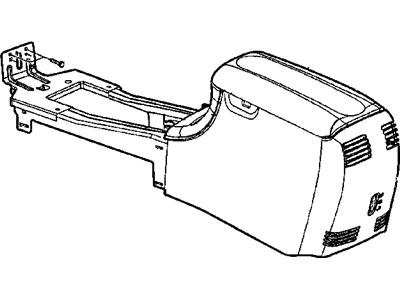 Mopar RD531FKAB Cap End-Floor Console End