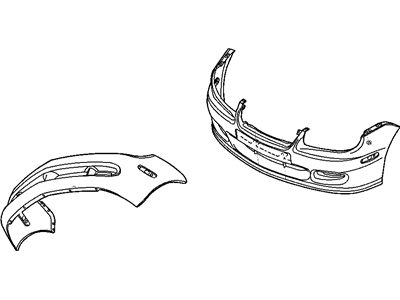 2002 Dodge Neon Bumper - 5018993AA
