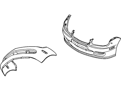 Mopar 5018993AA Front Bumper Cover