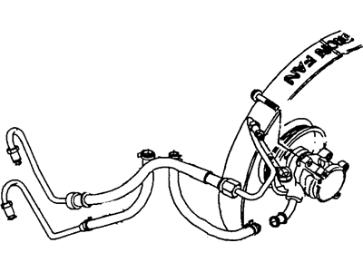 Mopar 52089014AD Line-Power Steering Return