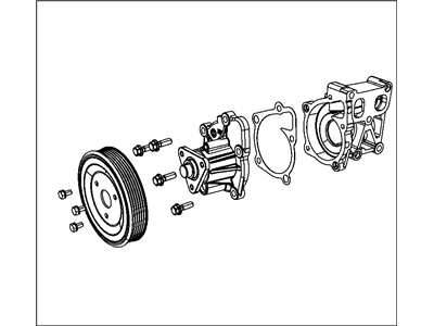 2016 Dodge Dart Water Pump - 5047389AA