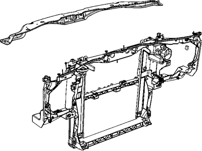 Mopar 68024918AB Panel-Radiator Closure