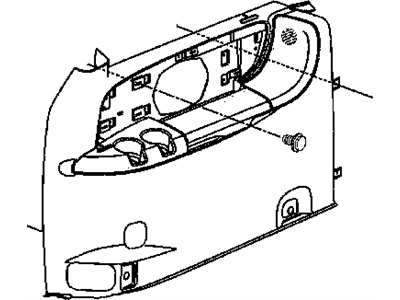 Mopar 4706606 Latch-Storage Bin Lid