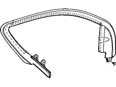 Dodge Journey Door Moldings - 1JB04DX9AD