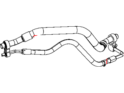 2014 Jeep Cherokee A/C Hose - 68103257AB