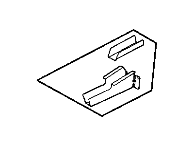 Mopar 4878794AC Extension-Rear Rail Rear Bumper RIGHT/LEFT