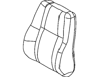 Mopar 5NX81DX9AB Front Seat Back Cover