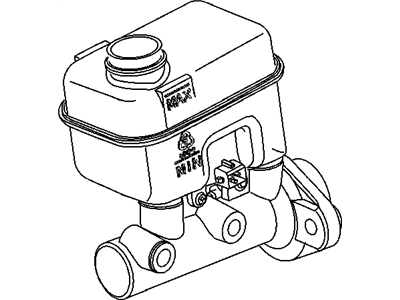 Mopar 5175104AA Reservoir-Brake Master Cylinder