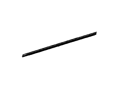 Mopar 55364719AB WEATHERSTRIP-Front Door Belt Outer