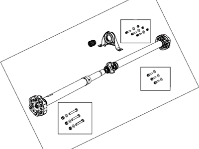 2014 Chrysler 300 Drive Shaft - 68066195AB