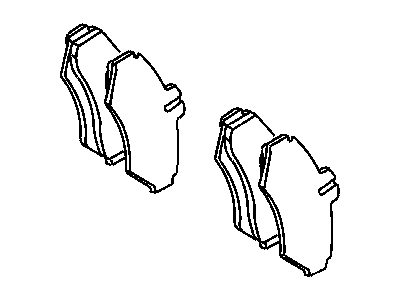 Dodge Sprinter 2500 Brake Pad - 5103557AA