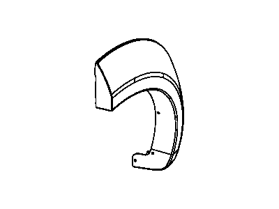 Mopar 5KH39GBSAD APPLIQUE-Fender