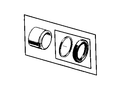 1997 Jeep Wrangler Brake Caliper Piston - 5252614