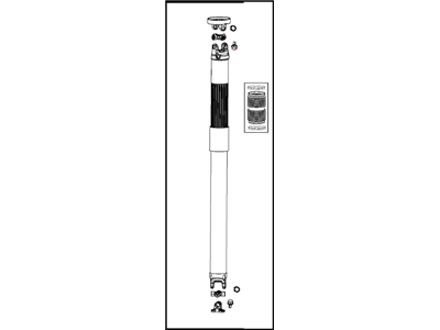 Mopar 52123615AA Rear Drive Shaft