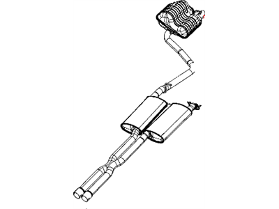 2011 Dodge Challenger Exhaust Pipe - 68058776AC