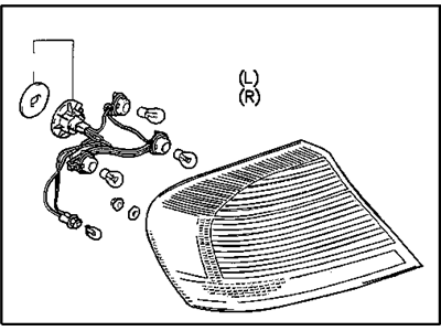 Chrysler Light Socket - MR515691