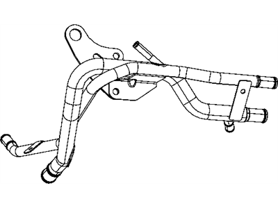 Mopar 4884296AC Tube-Heater Core