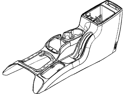 Mopar 1AZ411DHAB Console-Base