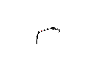 Mopar 68039966AC WEATHERSTRIP-Front Door Glass