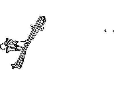 Mopar 4763283 Window Regulator Front Left