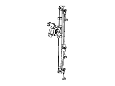 Mopar 68159239AB Front Door Window Regulator