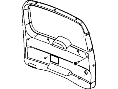 Mopar 1FD91BD1AA Molding-Access