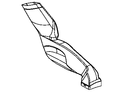 Mopar 68109843AA Duct-Floor Distribution