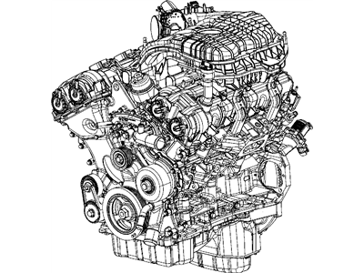 Mopar 68264741AA Engine-Long Block