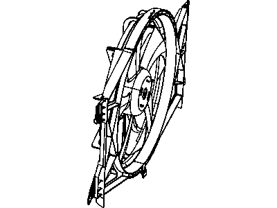 Dodge Ram 1500 Cooling Fan Assembly - 55056851AA